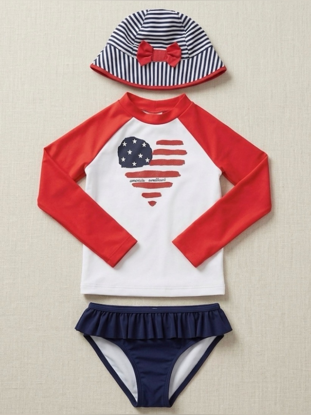Gymboree | girl bathing suit set | 5/6T